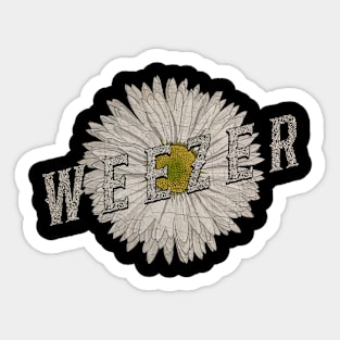 Weezer Daisy Vintage Sticker